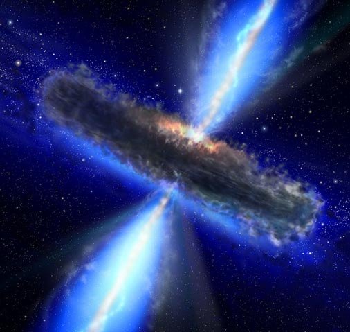 Najprv čierne diery, potom galaxie