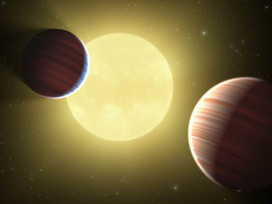Dve tranzitujúce exoplanéty okolo jednej hviezdy