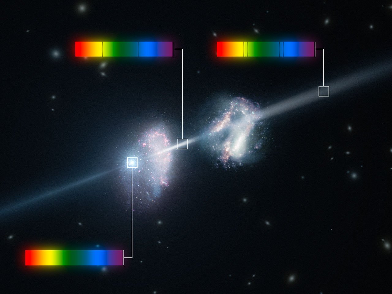 Pozorovanie gama zábleskov odhalilo prekvapivé zloženie mladých galaxií