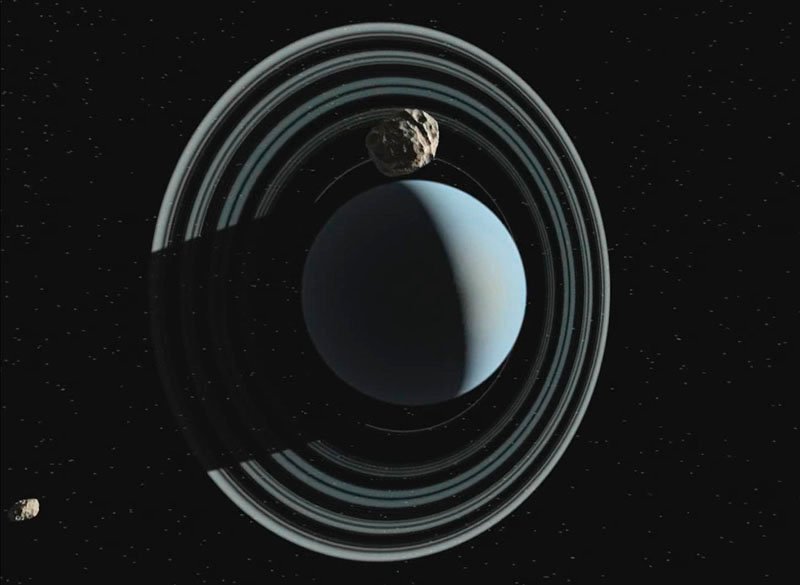 Planétu Urán sprevádzajú tri asteroidy