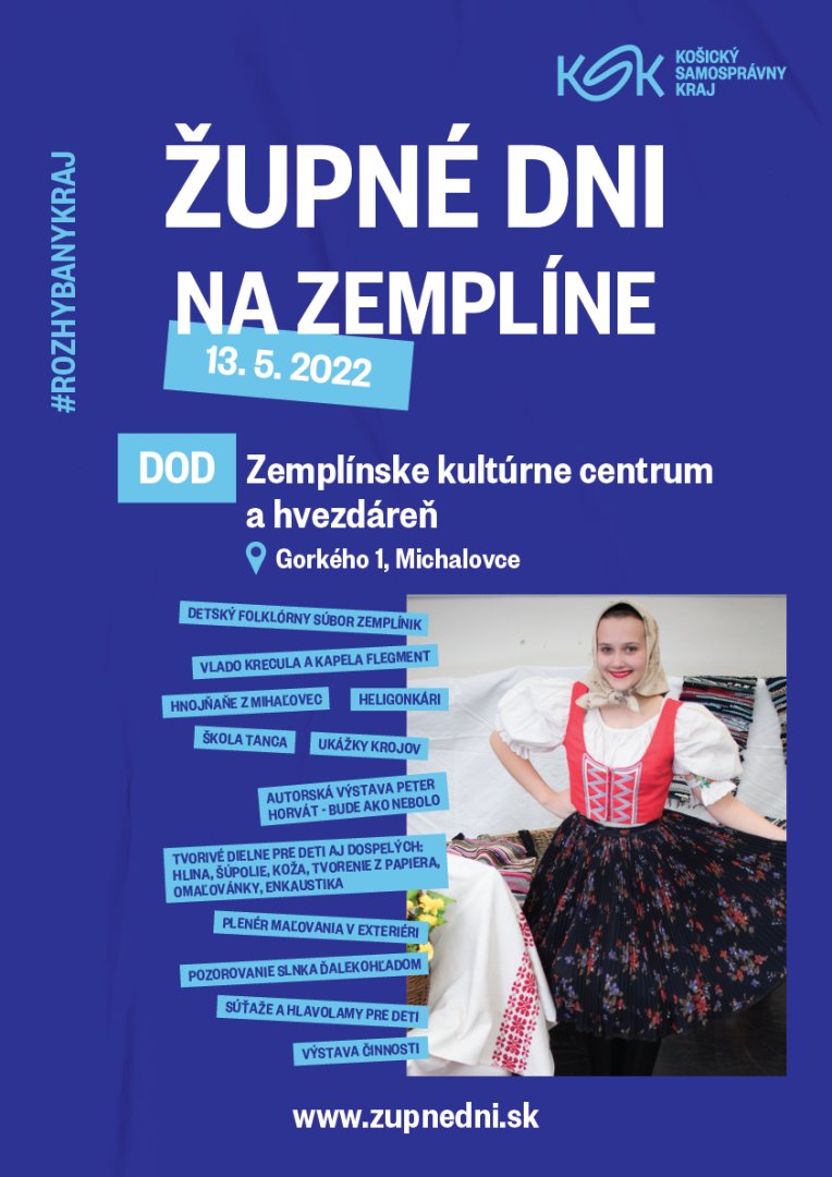 ŽUPNÉ DNI NA ZEMPLÍNE