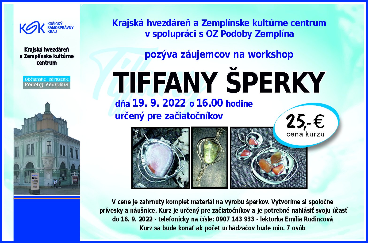TIFFANY šperky-workshop