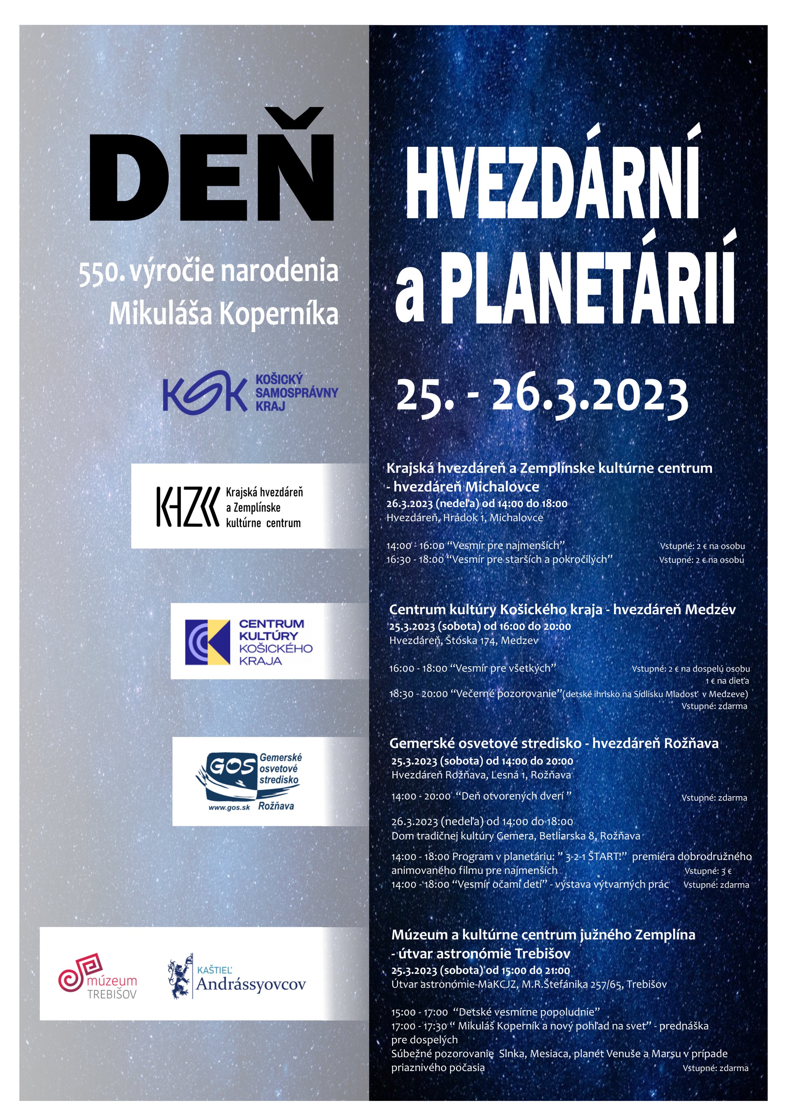Deň hvezdárni a planetárií 2023