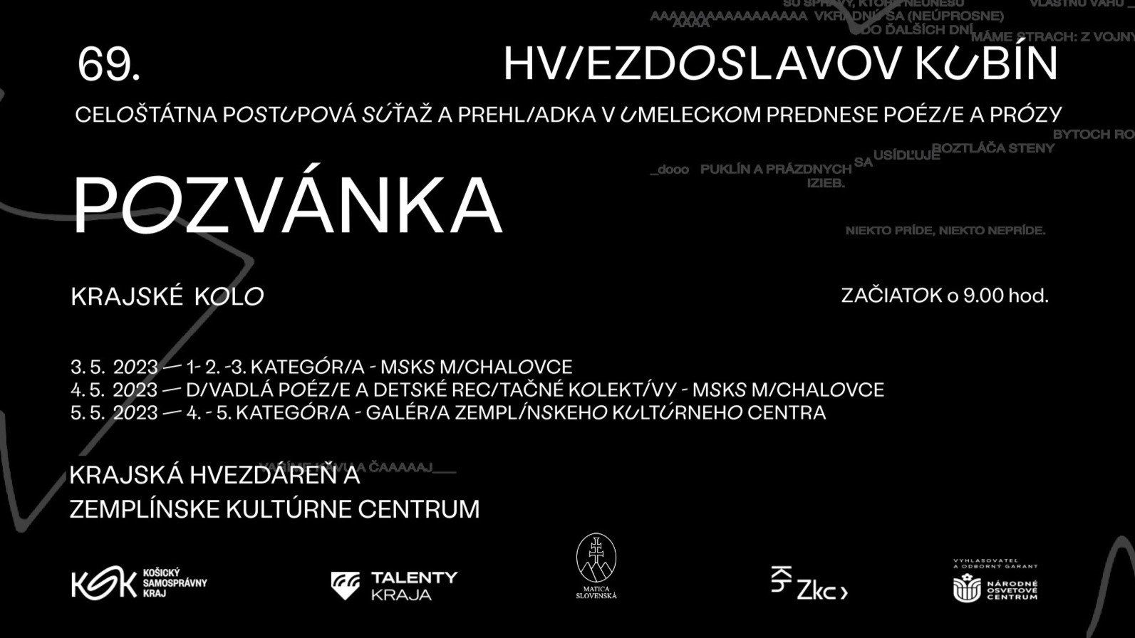 Hviezdoslavov Kubín - krajské kolo