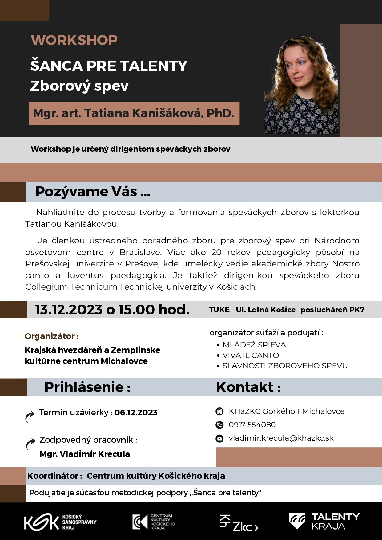 WORKSHOP - Šanca pre talenty