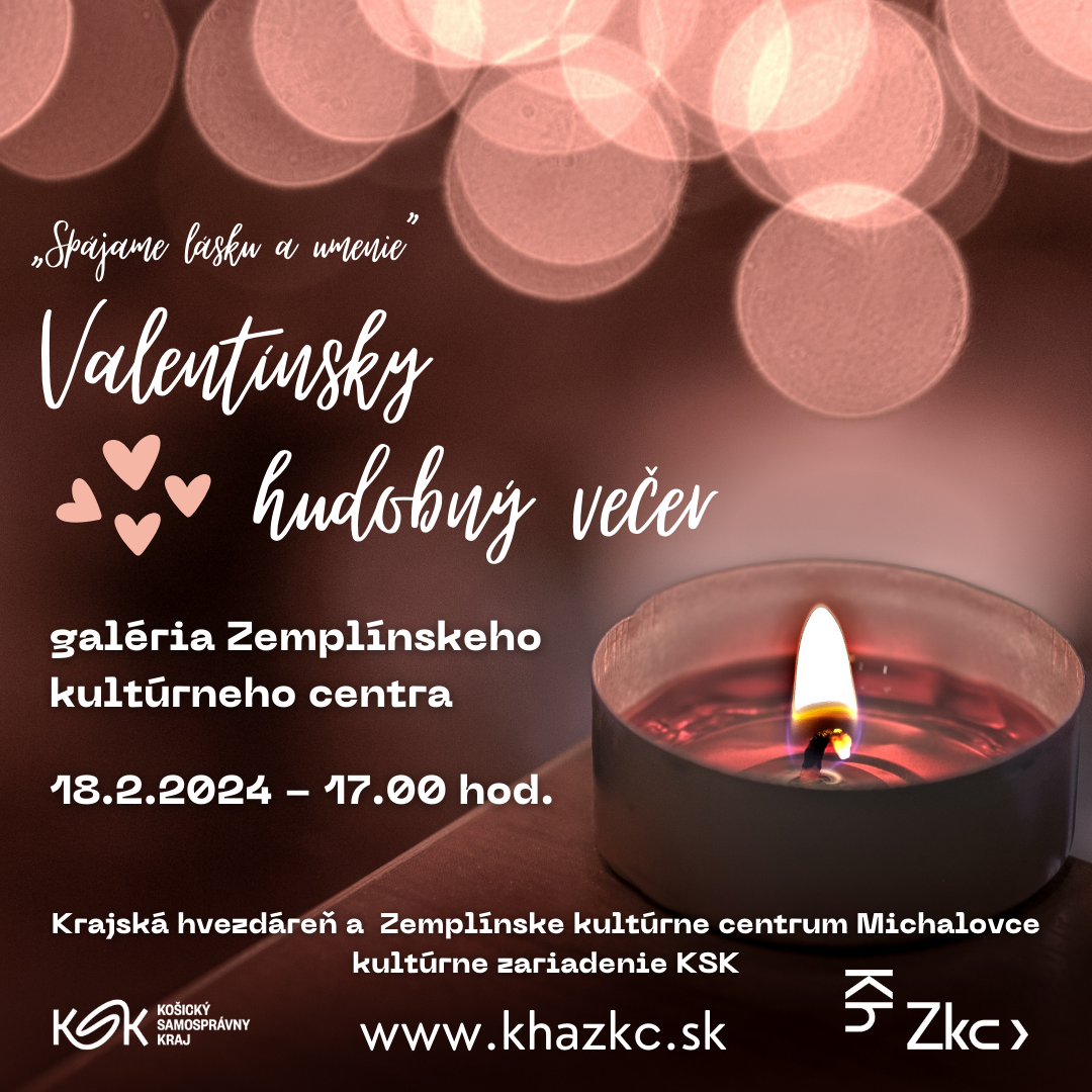 Valentínsky hudobný večer - „Spájame lásku a umenie“