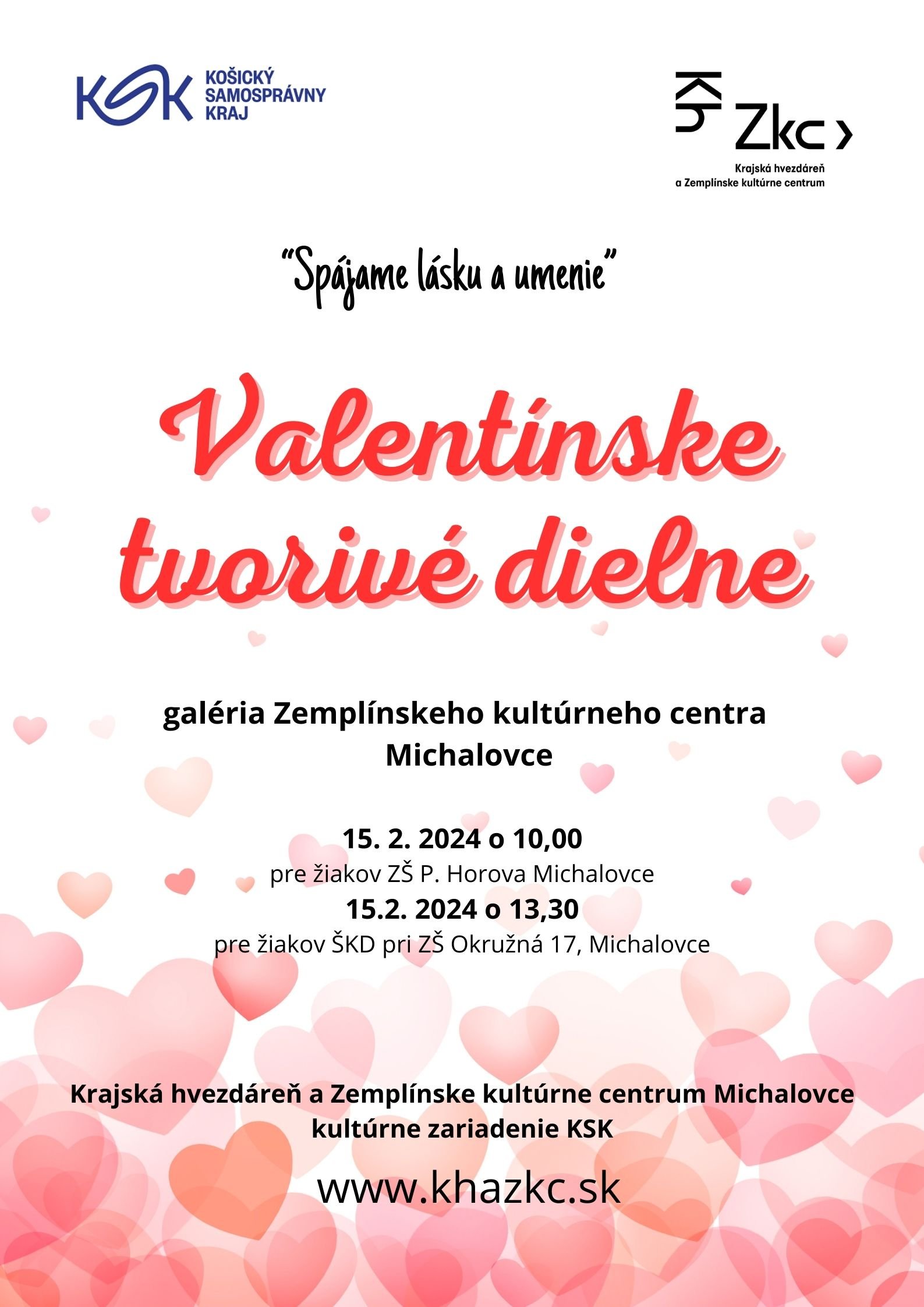 Valentínske tvorivé dielne