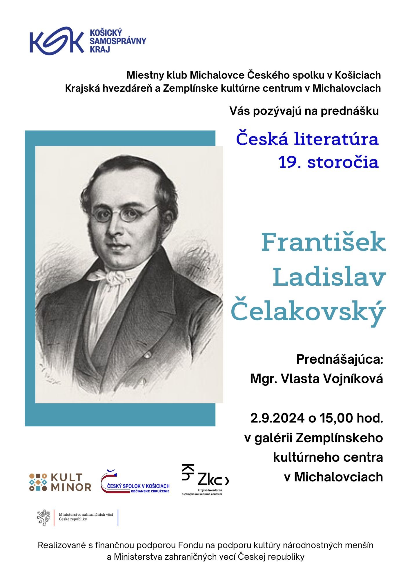 Česká literatúra 19.storočia -  František Ladislav Čelakovský