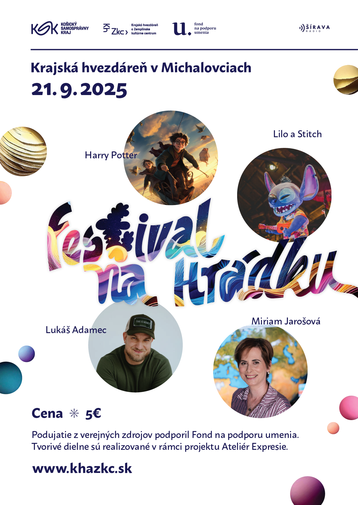 FESTIVAL NA HRÁDKU - Krajský astronomický festival v Michalovciach