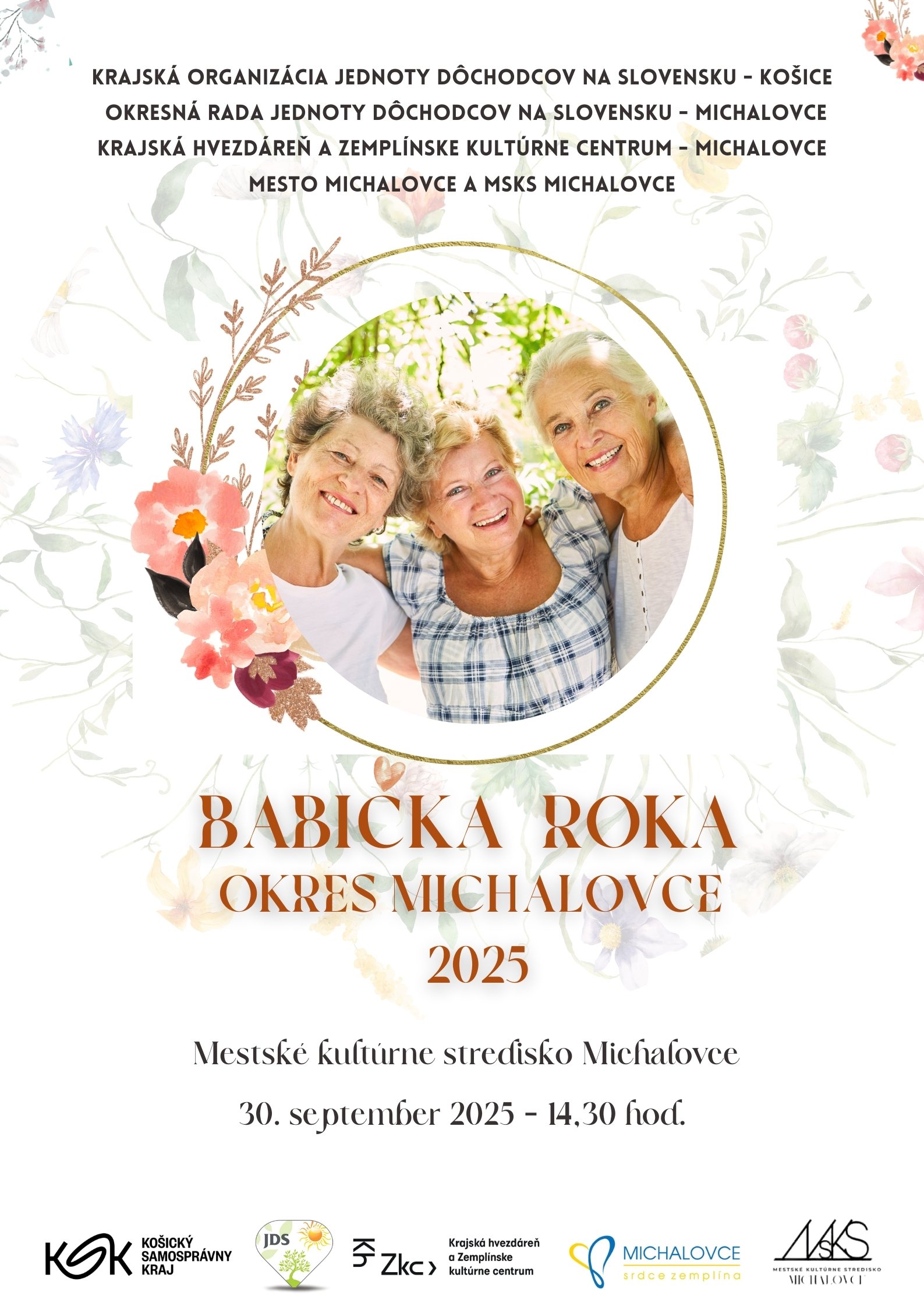 BABIČKA  ROKA  2025 - OKRES Michalovce