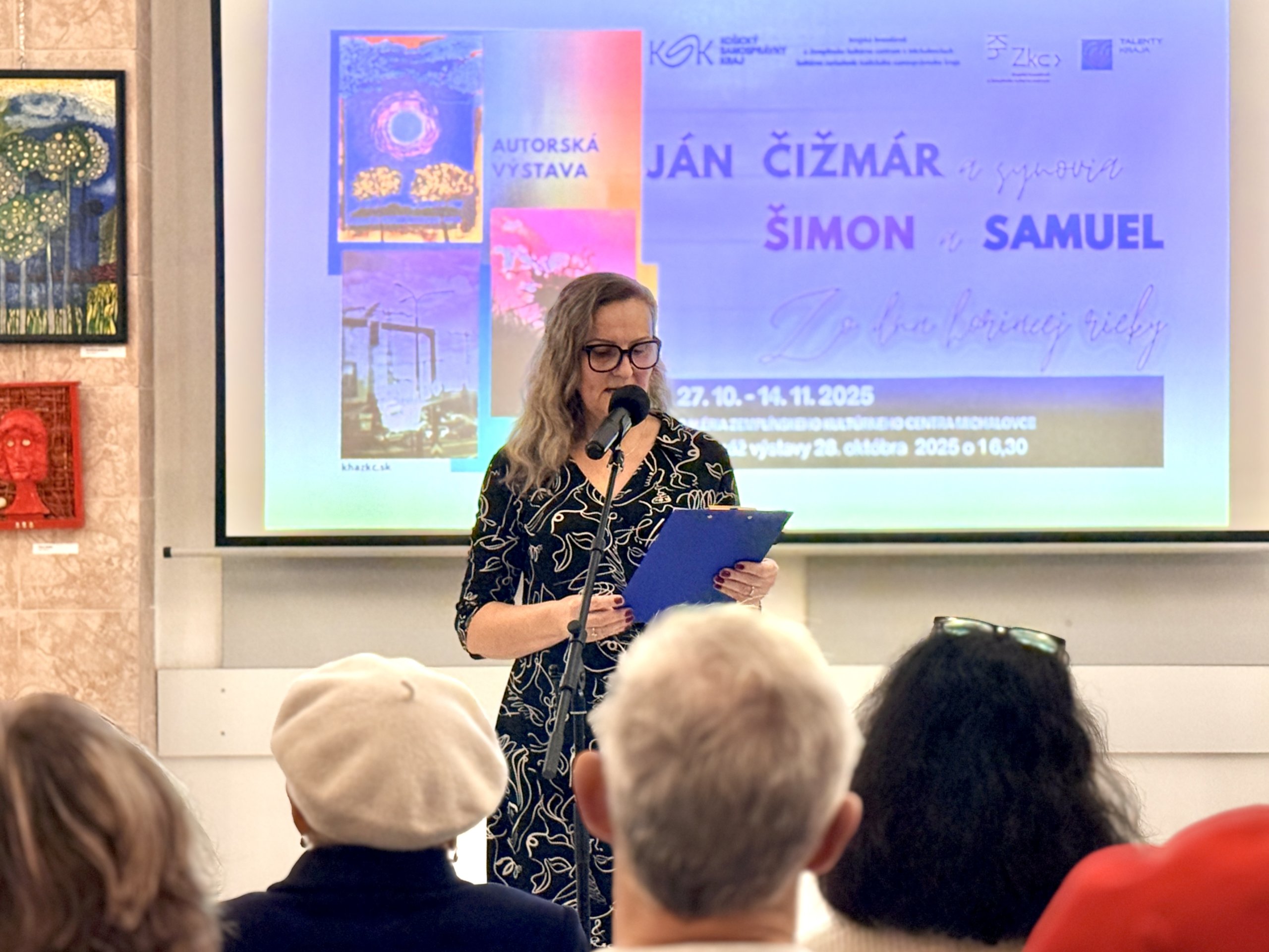 Autorská výstava - Ján Čižmár a synovia " ZO DNA HORIACEJ RIEKY"