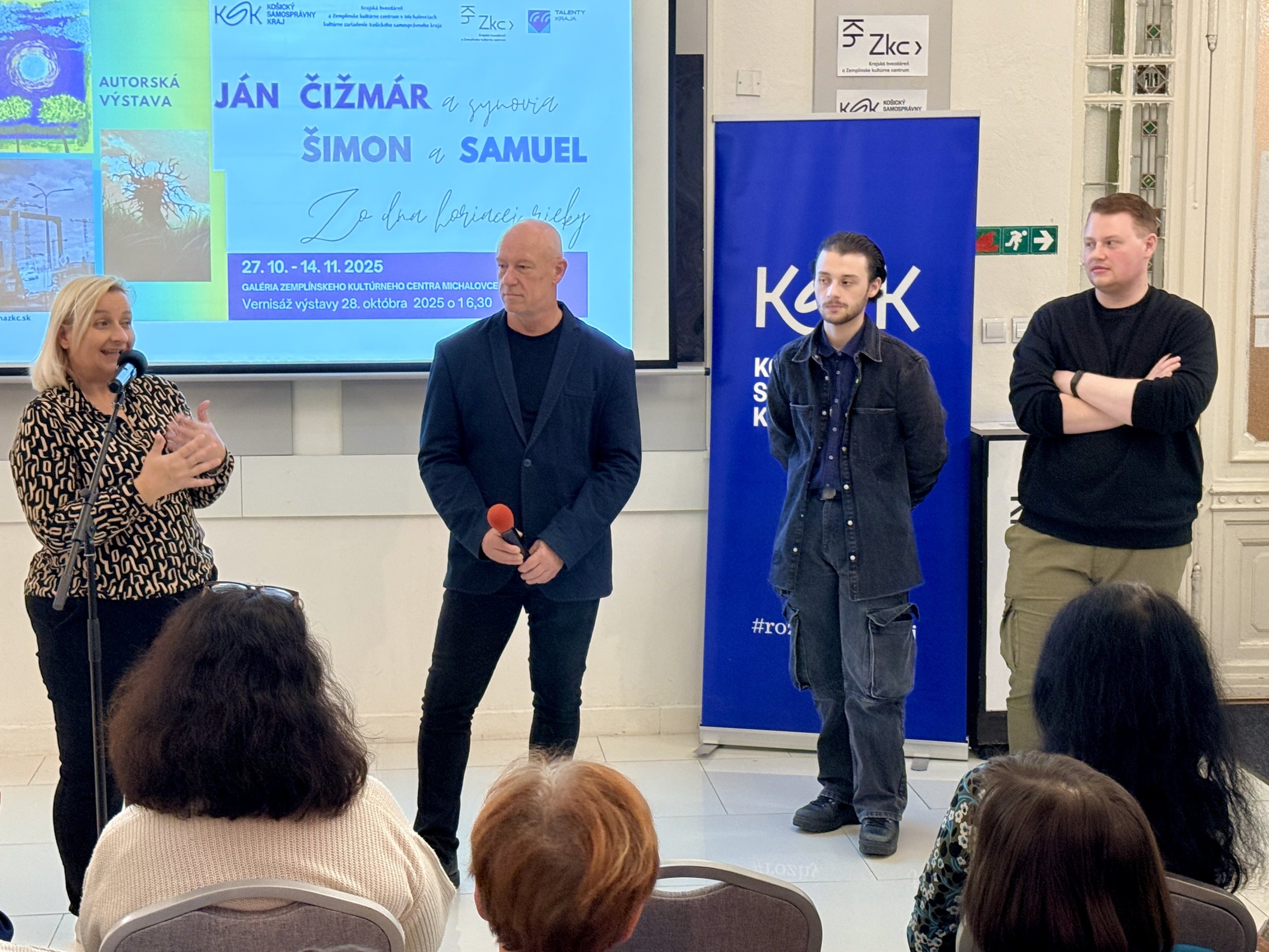 Autorská výstava - Ján Čižmár a synovia " ZO DNA HORIACEJ RIEKY"