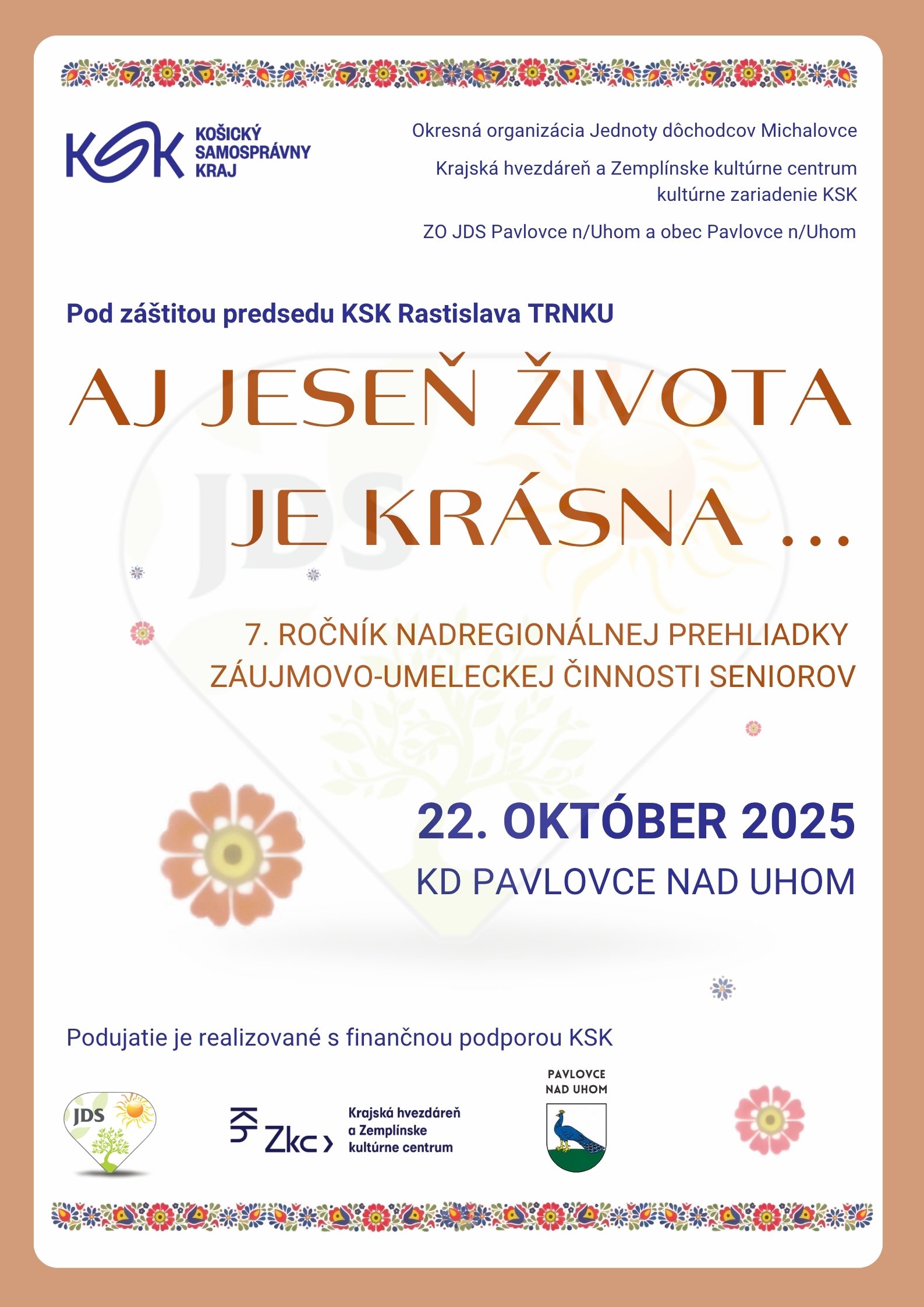 AJ JESEŇ ŽIVOTA  JE KRÁSNA ...