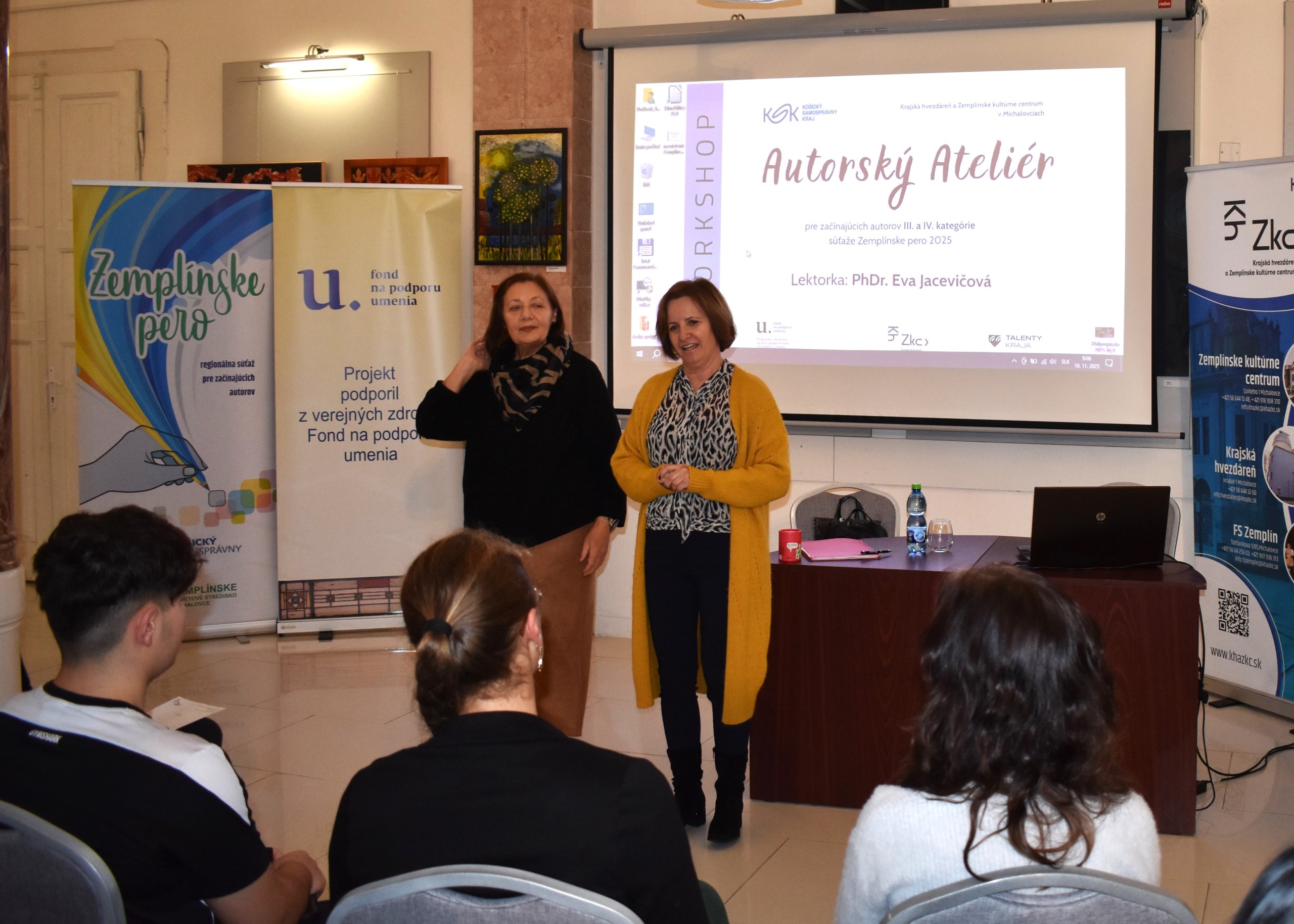 Zemplínske pero 2025 - Workshop - Autorský Ateliér