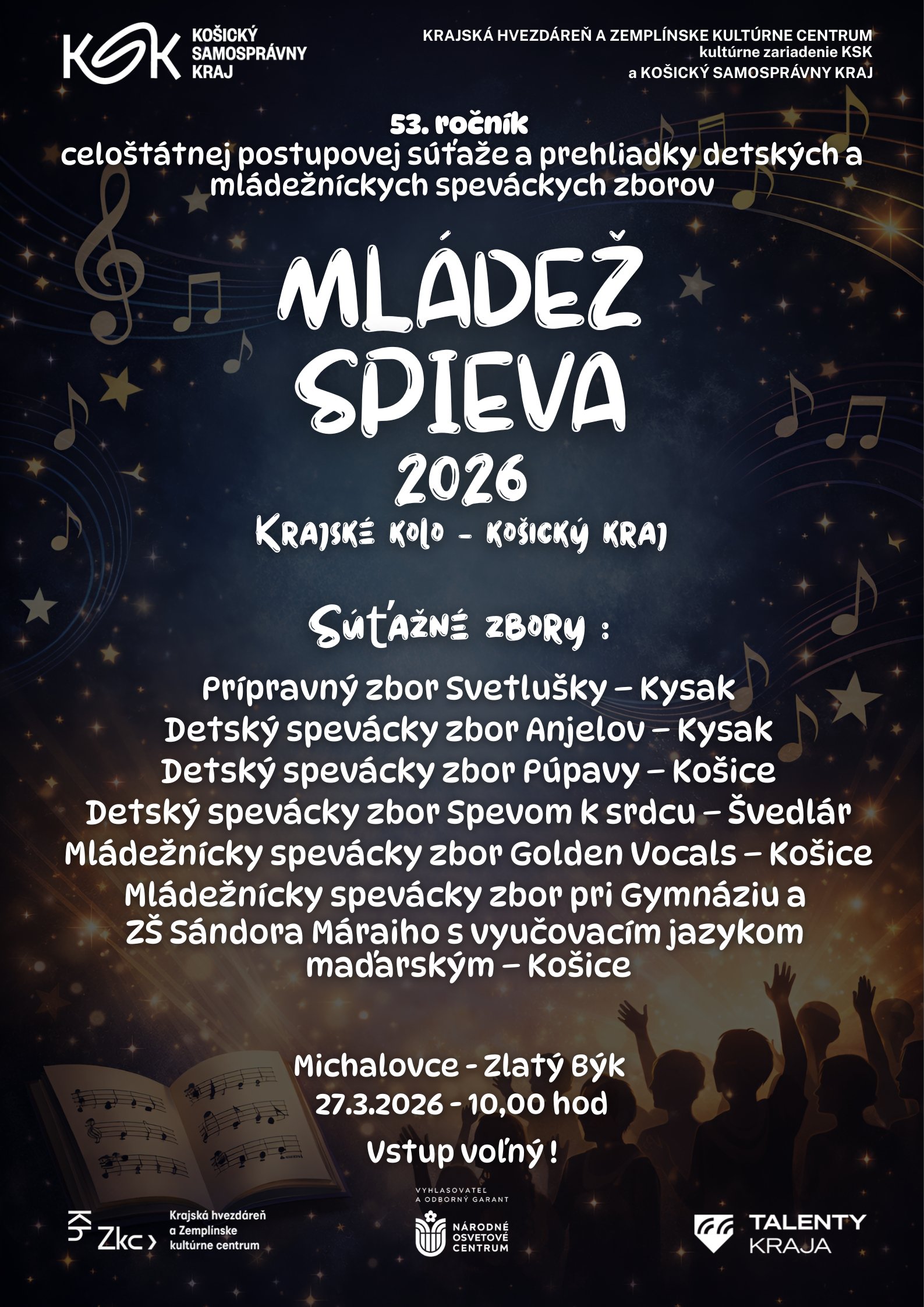 MLÁDEŽ SPIEVA 2026