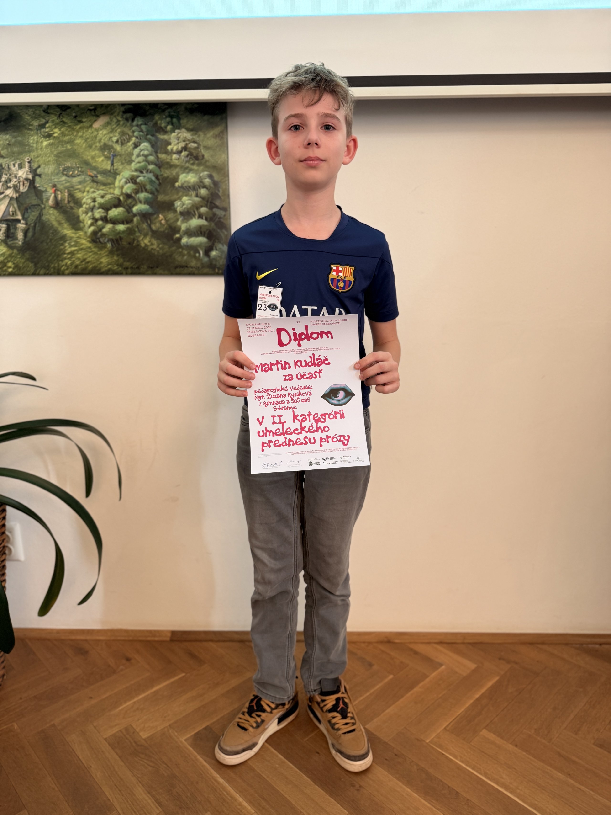 72. HVIEZDOSLAVOV KUBÍN - OKRESNÉ KOLO SOBRANCE