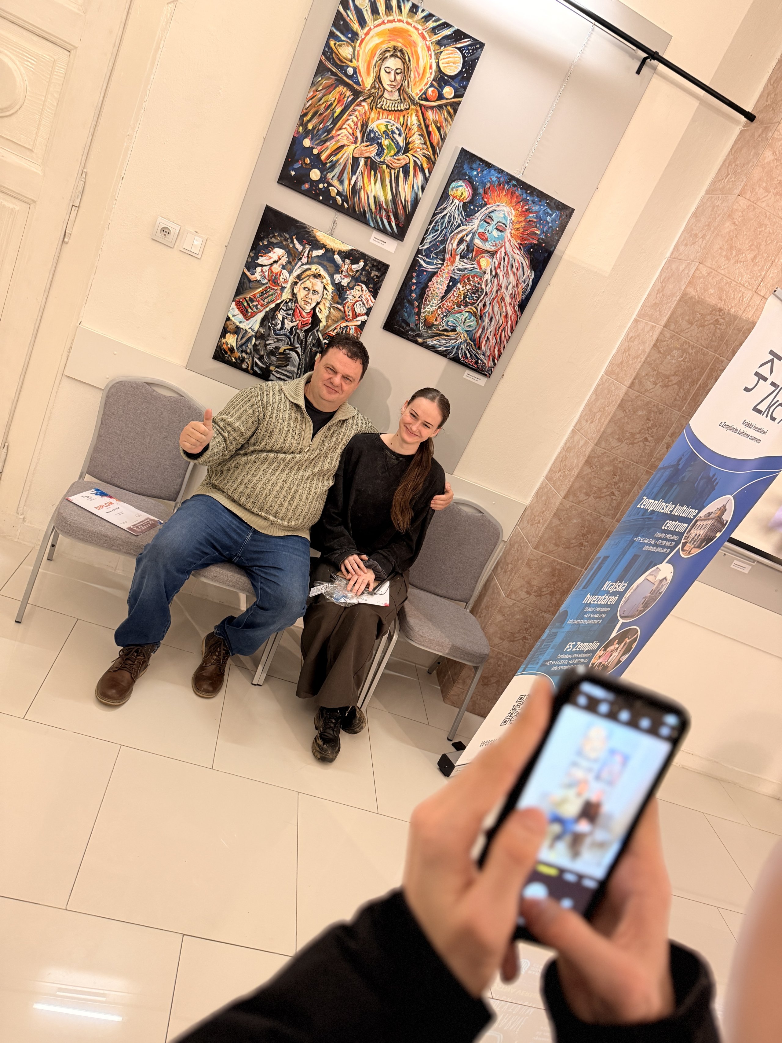 VÝTVARNÉ SPEKTRUM 2026 regionálne kolo Michalovce, Sobrance - vernisáž, vyhodnotenie, rozborový seminár