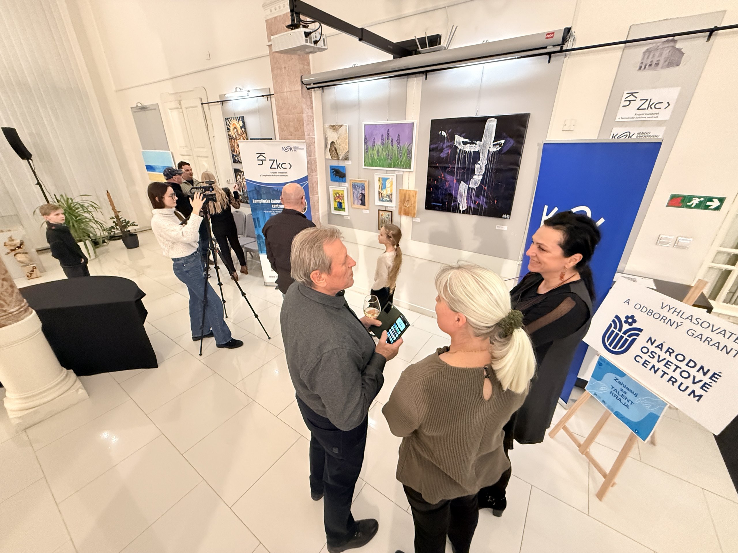 VÝTVARNÉ SPEKTRUM 2026 regionálne kolo Michalovce, Sobrance - vernisáž, vyhodnotenie, rozborový seminár