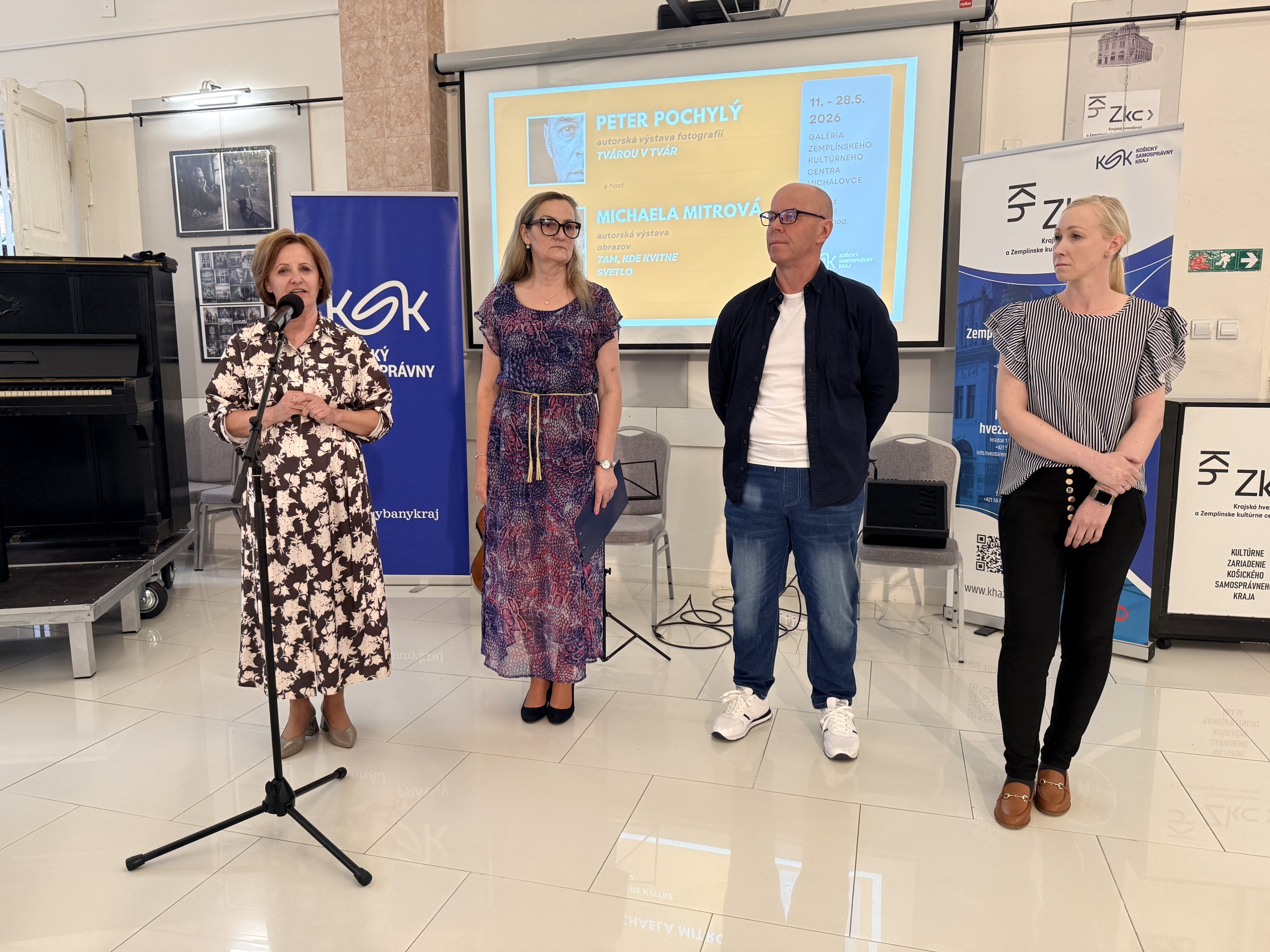Peter Pochylý a Michaela Mitrová - autorská výstava