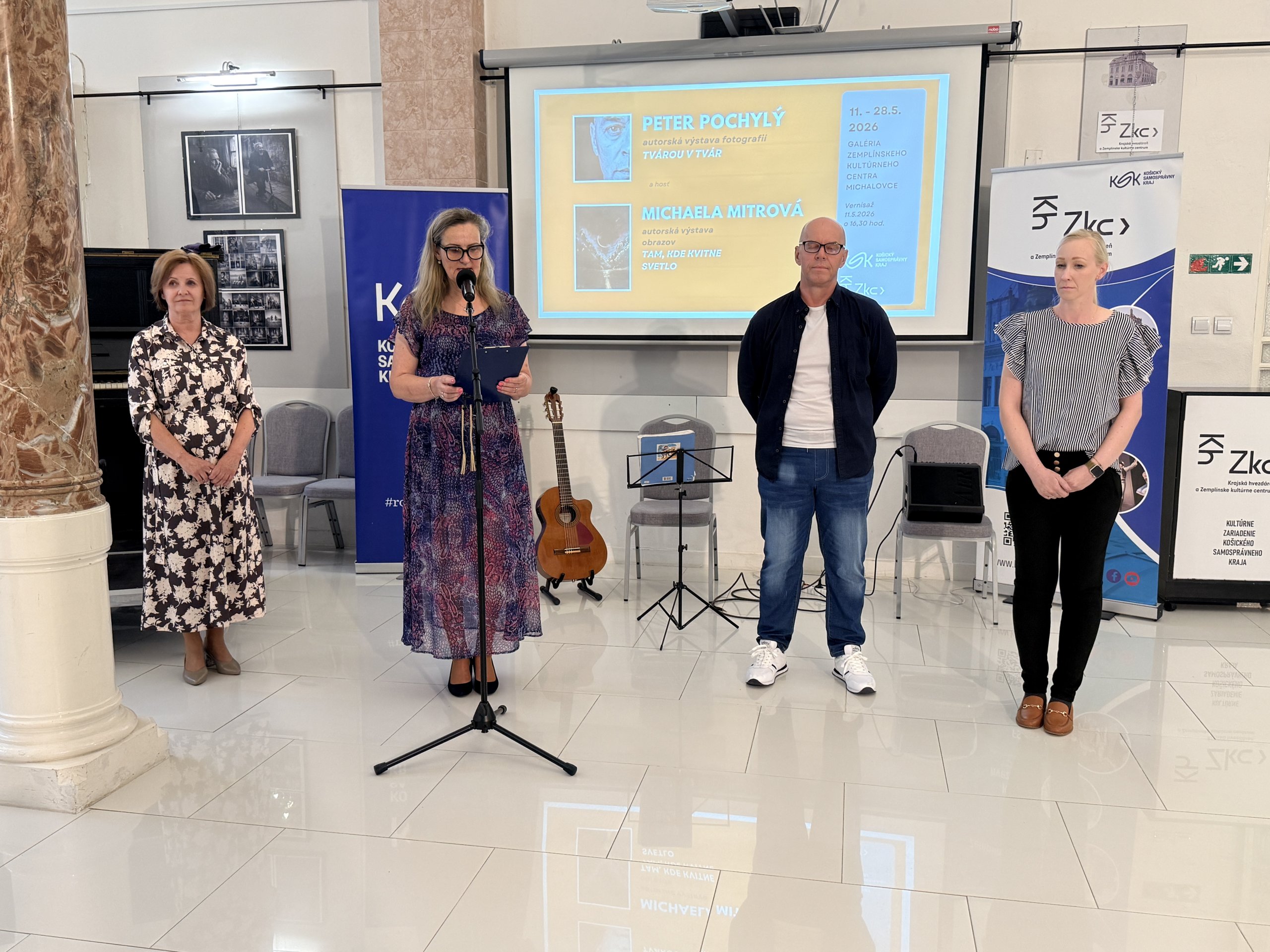 Peter Pochylý a Michaela Mitrová - autorská výstava