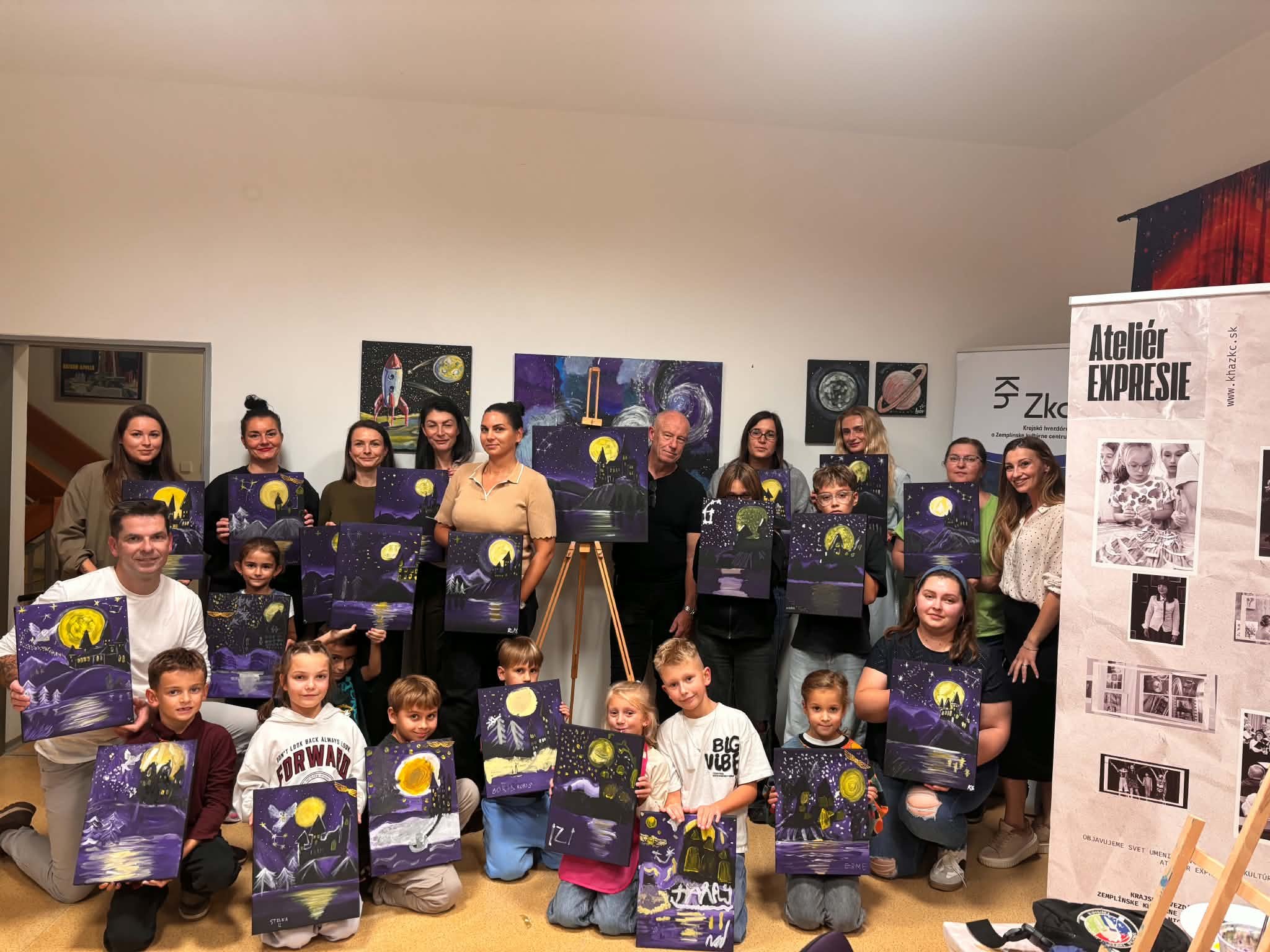 ATELIÉR EXPRESIE   - Vizuálne umenie – workshop pre výtvarníkov