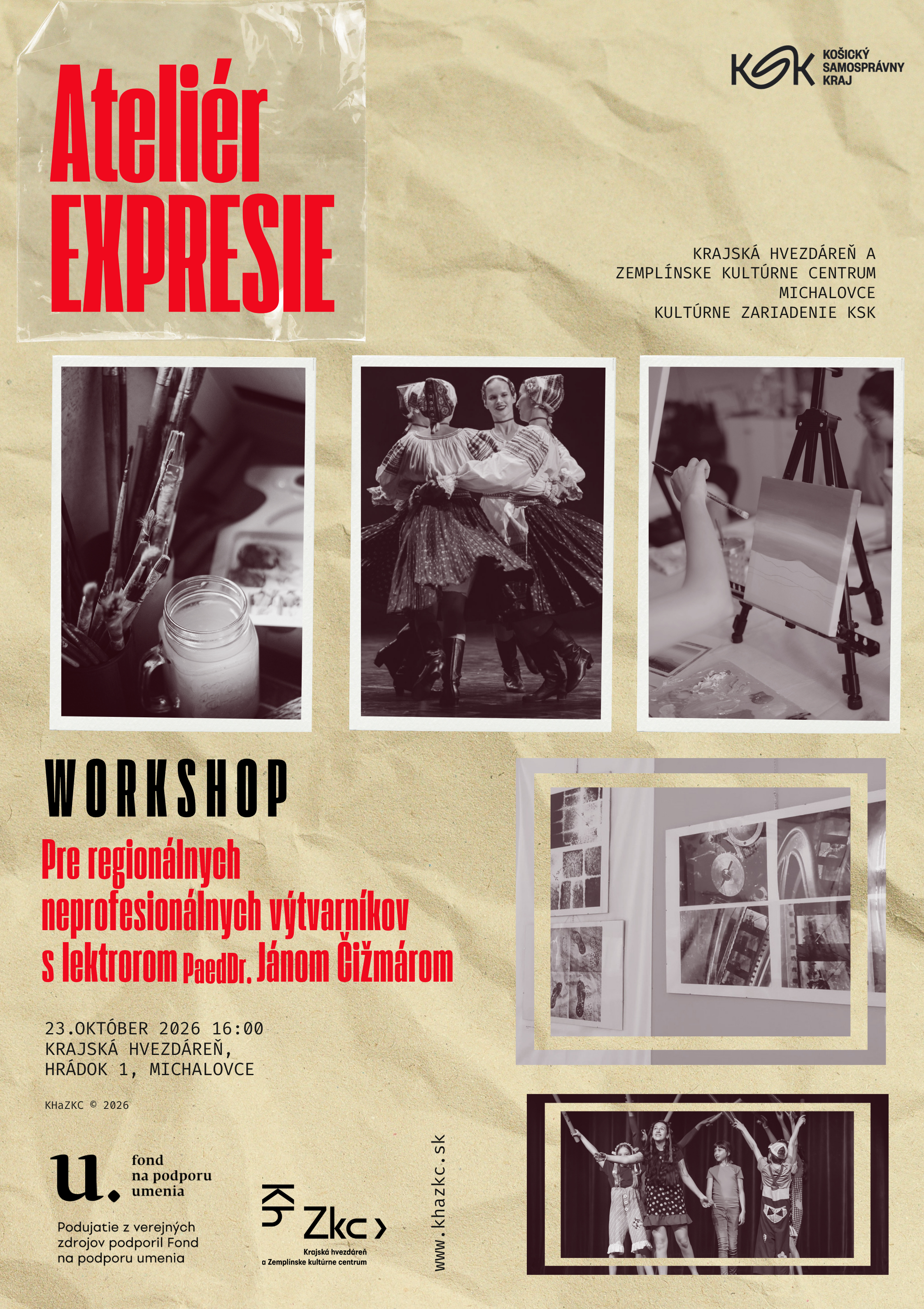 ATELIÉR EXPRESIE   - Vizuálne umenie – workshop pre výtvarníkov