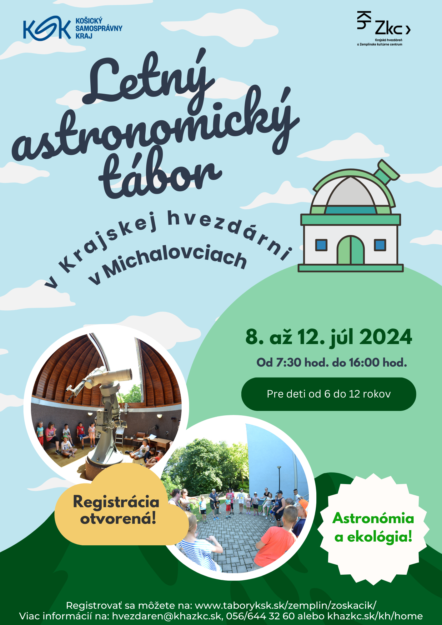 Letný astronomický tábor Krajskej hvezdárne