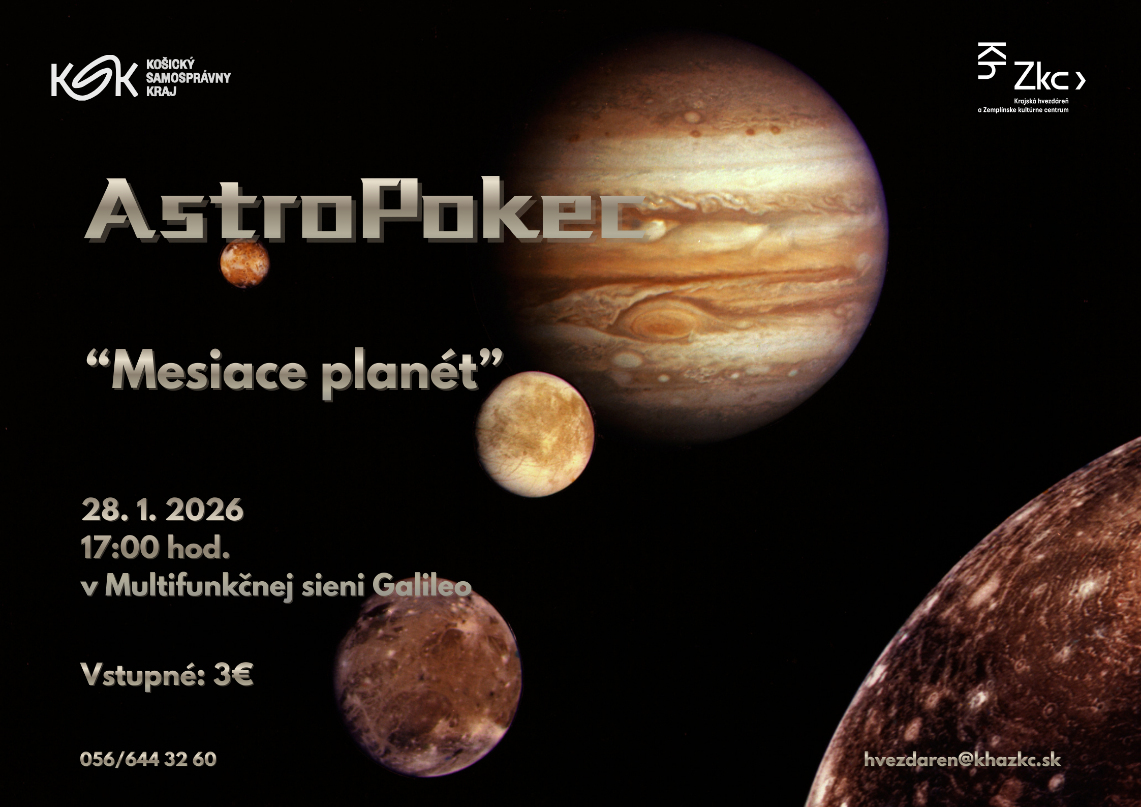 AstroPokec "Mesiace planét"