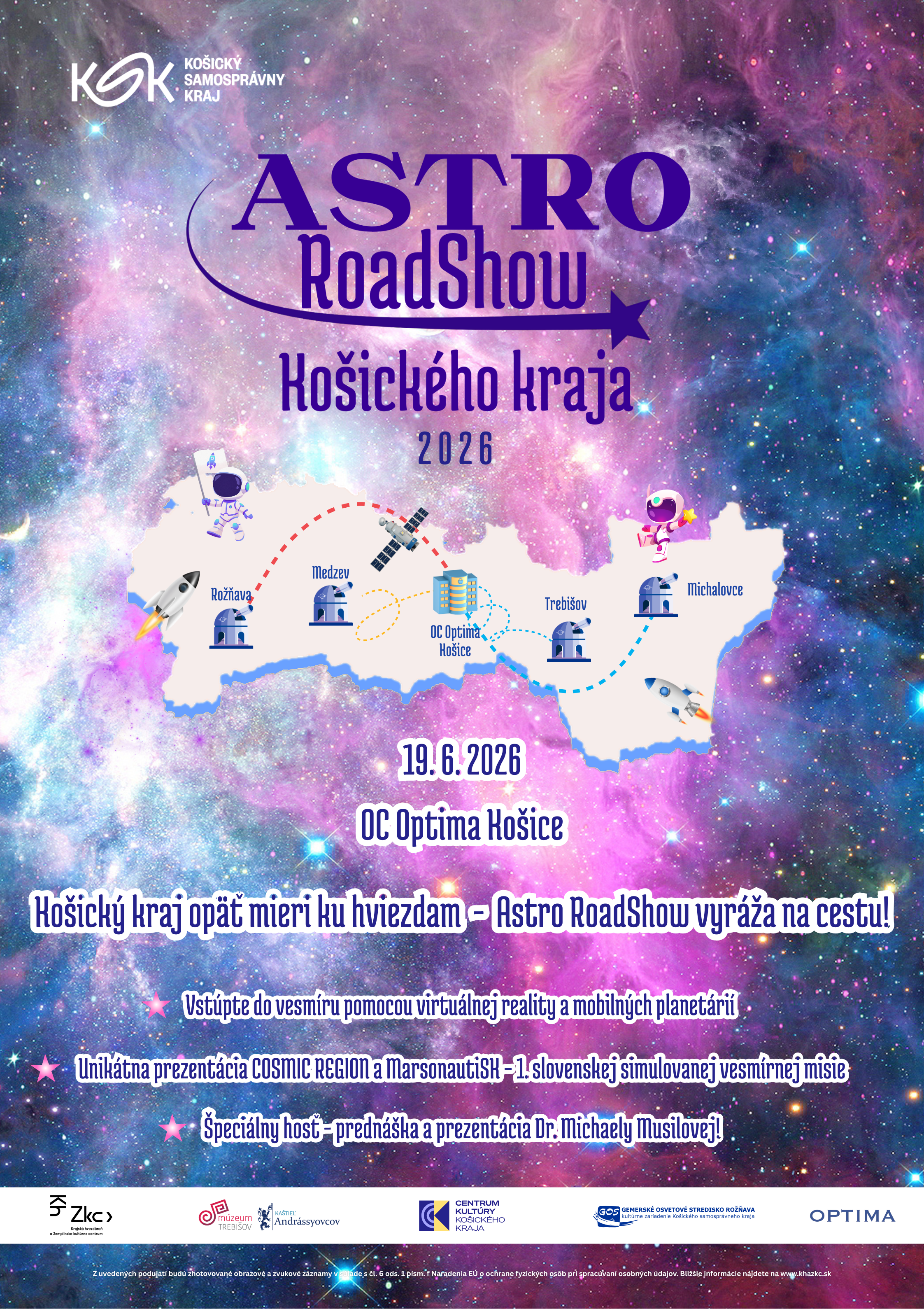 AstroRoadShow Košického kraja 2026 - Košice