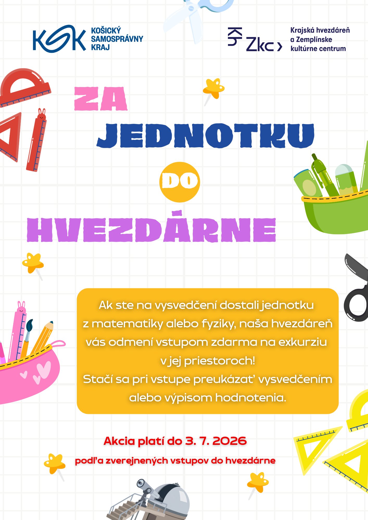Za jednotku do hvezdárne