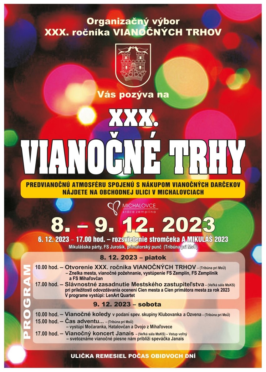 Vianočné trhy Michalovce