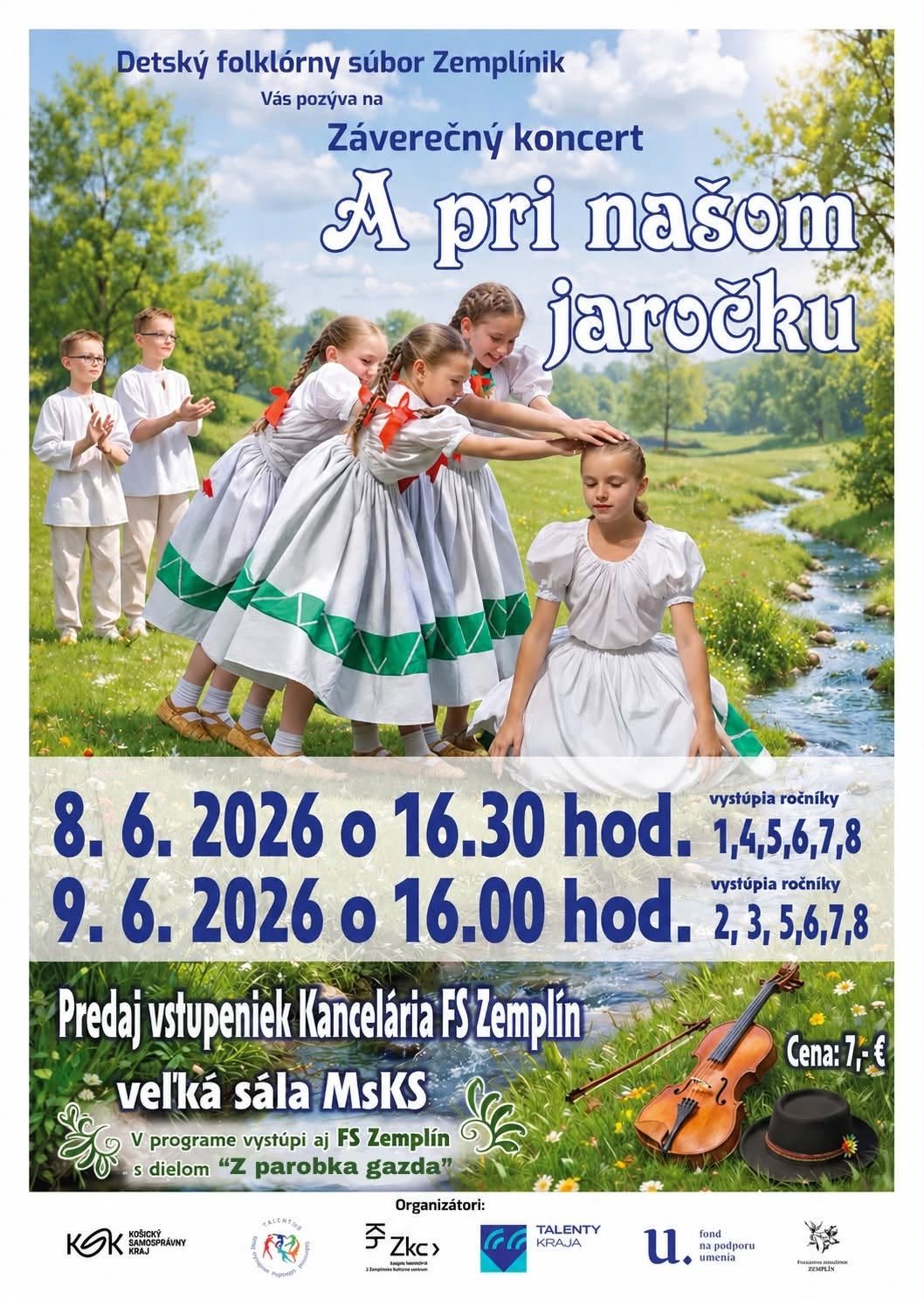 A pri našom jaročku - uvedenie novej choreografie "Z parobka gazda"